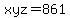 xyz=861