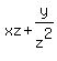 xz%2By%2Fz%5E2
