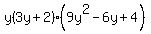y%283y%2B2%29%289y%5E2-6y%2B4%29