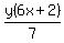 y%286x%2B2%29%2F7