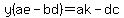 y%28ae-bd%29=ak-dc