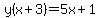 y%28x%2B3%29+=+5x%2B1