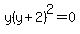 y%28y%2B2%29%5E2=0
