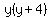 y%28y%2B4%29