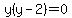 y%28y-2%29=0