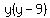 y%28y-9%29