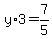 y%2A3=7%2F5