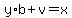 y%2Ab%2Bv=x