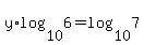 y%2Alog%2810%2C6%29+=+log%2810%2C7%29