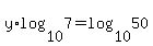 y%2Alog%2810%2C7%29+=+log%2810%2C50%29