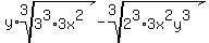y%2Aroot%283%2C+3%5E3%2A3x%5E2%29+-+root%283%2C+2%5E3%2A3x%5E2y%5E3%29
