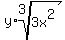 y%2Aroot%283%2C3x%5E2%29