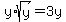 y%2Asqrt%28y%29=3y+