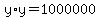 y%2Ay=1000000