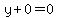 y%2B0=0