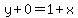 y%2B0=1%2Bx