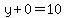 y%2B0+=+10