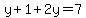 y%2B1%2B2y=7