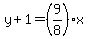 y%2B1=%289%2F8%29x