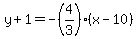 y%2B1=-%284%2F3%29%28x-10%29