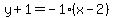 \"y%2B1=-1%28x-2%29\"