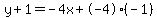 y%2B1=-4x%2B-4%28-1%29