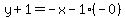 y%2B1=-x-1%28-0%29