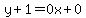 y%2B1=0x%2B0