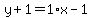 y%2B1=1%2Ax-1