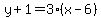 y%2B1=3%2A%28x-6%29