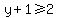 y%2B1%3E=2