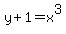 y%2B1+=+x%5E3