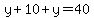 y%2B10%2By=40