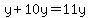 y%2B10y=11y