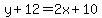 y%2B12=2x%2B10