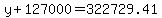 y%2B127000=322729.41