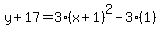 y%2B17=3%28x%2B1%29%5E2-3%281%29