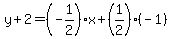 y%2B2=%28-1%2F2%29%2Ax%2B%281%2F2%29%28-1%29