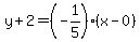 y%2B2=%28-1%2F5%29%28x-0%29