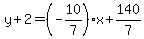 y%2B2=%28-10%2F7%29%2Ax%2B140%2F7