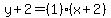 y%2B2=%281%29%28x%2B2%29