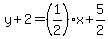 y%2B2=%281%2F2%29x%2B5%2F2