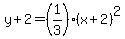y%2B2=%281%2F3%29%28x%2B2%29%5E2
