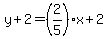 y%2B2=%282%2F5%29x%2B2