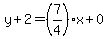 y%2B2=%287%2F4%29x%2B0
