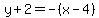 y%2B2=-%28x-4%29
