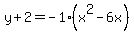 y%2B2=-1%28x%5E2-6x%29