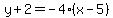 y%2B2=-4%28x-5%29