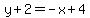 y%2B2=-x%2B4