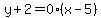 y%2B2=0%28x-5%29